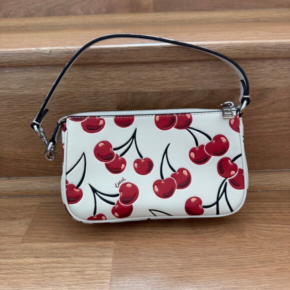 Coach Nolita 19 With Cherry Print Should Bag CZ012 - Picture 3 of 7